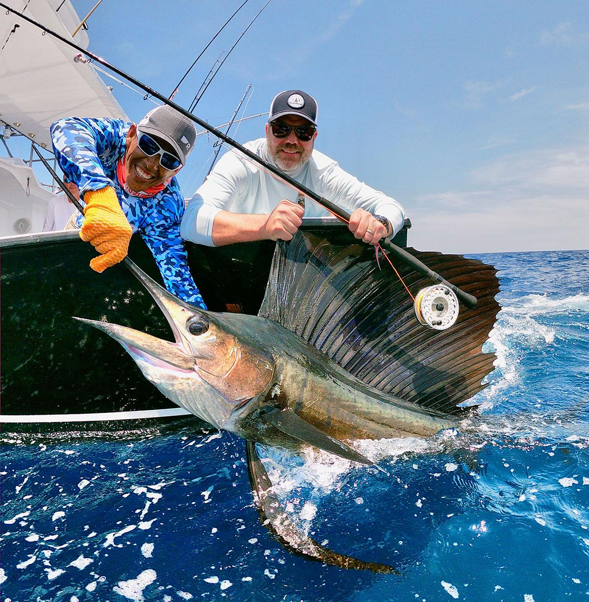 Airplane landing on coastal runway