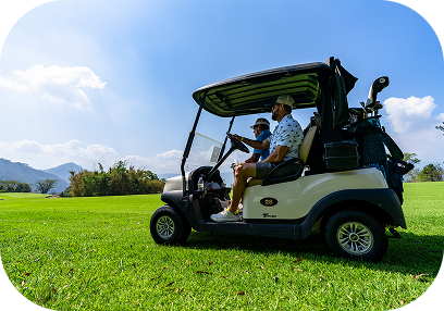 Aerial view of Mayan Golf Course