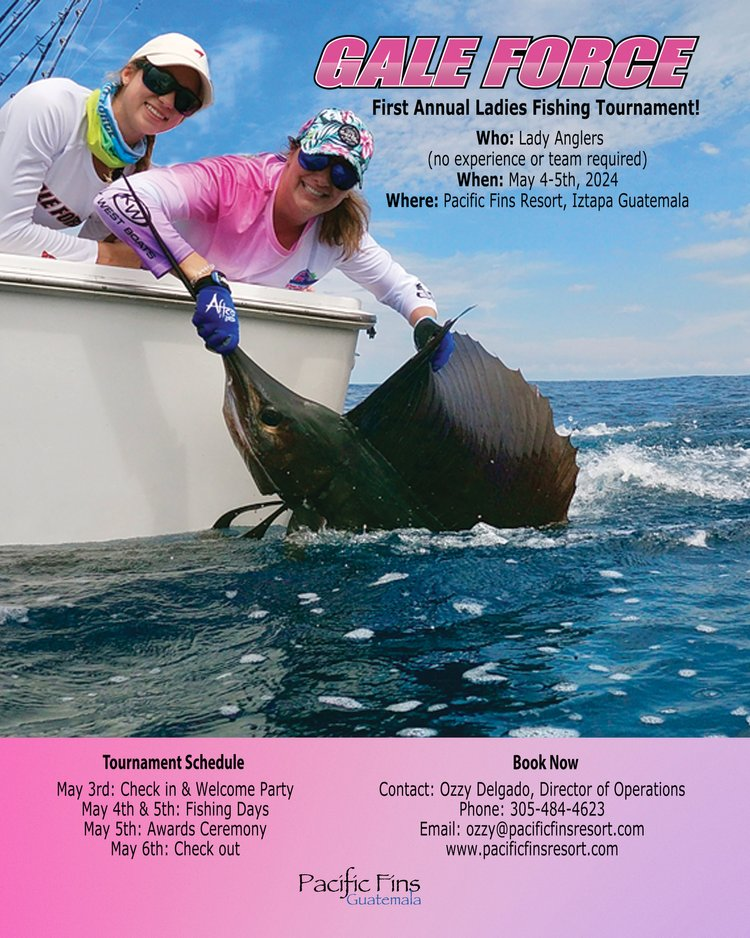 Calling All Lady Anglers! - Pacificfins Resort